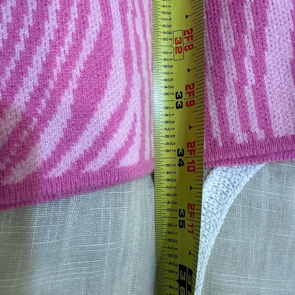 Gianni Bini GB Sweater Dress Pink Marble Swirl Long Sleeve NWT Size XL - Picture 11 of 11